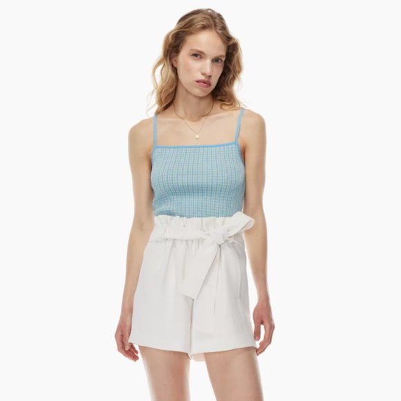 Wilfred Paperbag Shorts in Light Birch | Size 6 - Picture 4 of 5